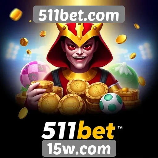 Variedade de jogos disponíveis na plataforma 511bet.com